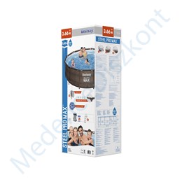 Dubrovnik Rattan medence (3,66 m x 1m) vízforgatóval #56709