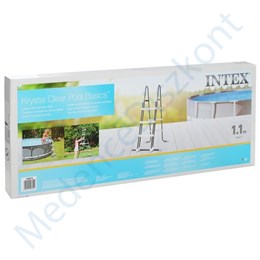 Kétágú medence létra 90-107 cm medencékhez levehető lépcsőkkel #28075