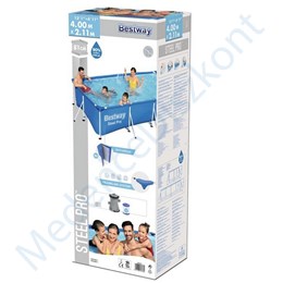 Bestway Florida (400cm x 211cm x 81 cm) szögletes medence #56424