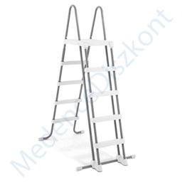 Csomagolás sérült - Intex medence létra 132 cm levehető lépcsőkkel #28077