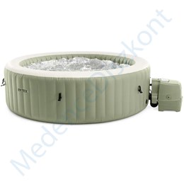 INTEX PureSPA Sahara Tan jacuzzi 6 személyes kerek 216 x 71 cm olivazöld #28428