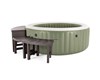 INTEX PureSPA Sahara Tan jacuzzi 6 személyes kerek 216 x 71 cm olivazöld #28428