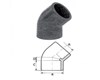 PVC Könyök 45° D032 PN16
