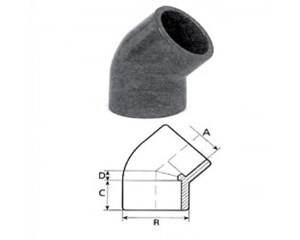 PVC Könyök 45° D020 PN16