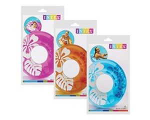 Hawaii mintás úszógumi narancssárga #59251