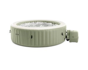 INTEX PureSPA Sahara Tan jacuzzi 6 személyes kerek 216 x 71 cm olivazöld #28428